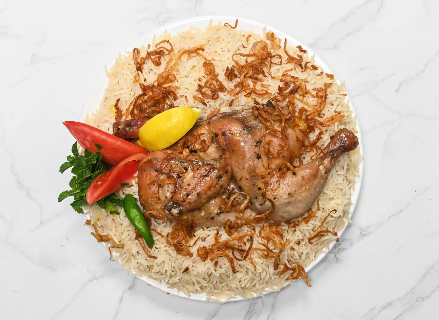 Haneeth Chicken With Rice - Quarter Of A Chicken