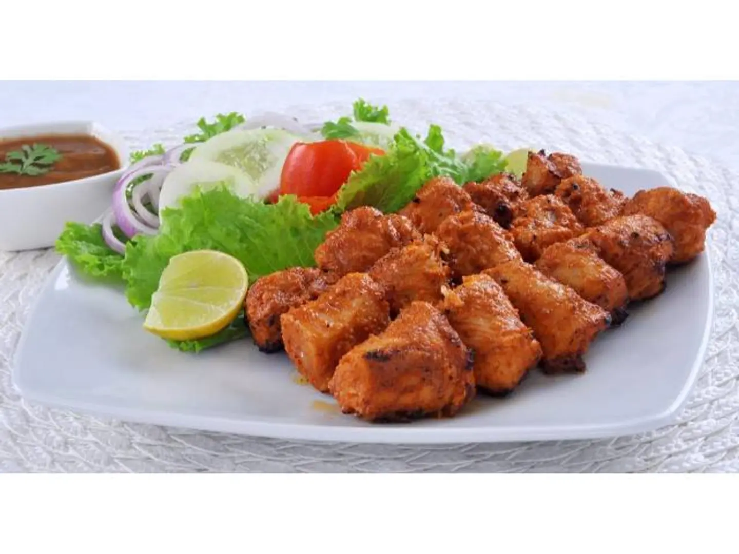 تكا دجاج - وسط