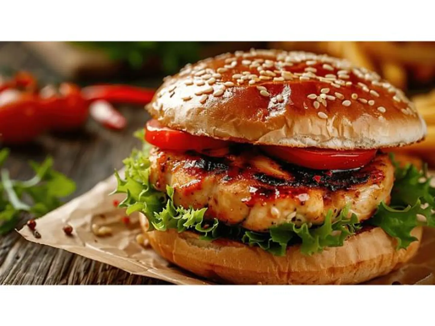 Chicken Burger - Without Meal
