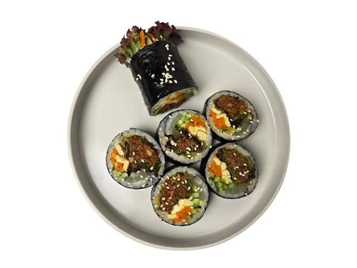 Jeyuk Kimbap - Five Pieces