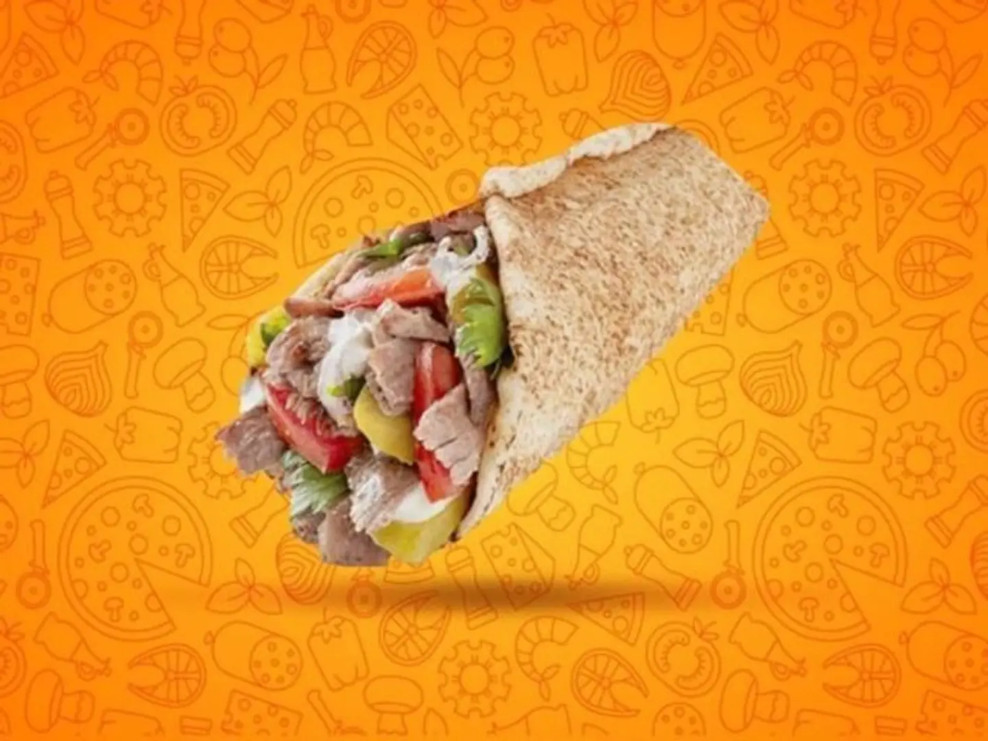 Beef Shawarma Sandwich - Large
