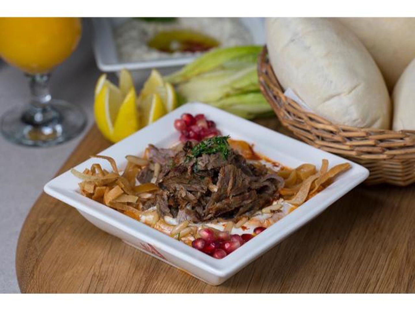 فتة شاورما لحم - صغير