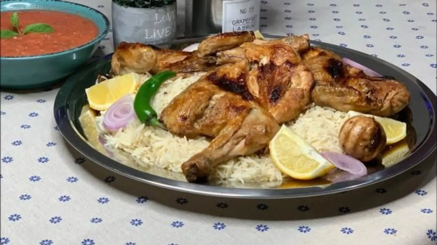 مظبي دجاج - نص حبة سادة