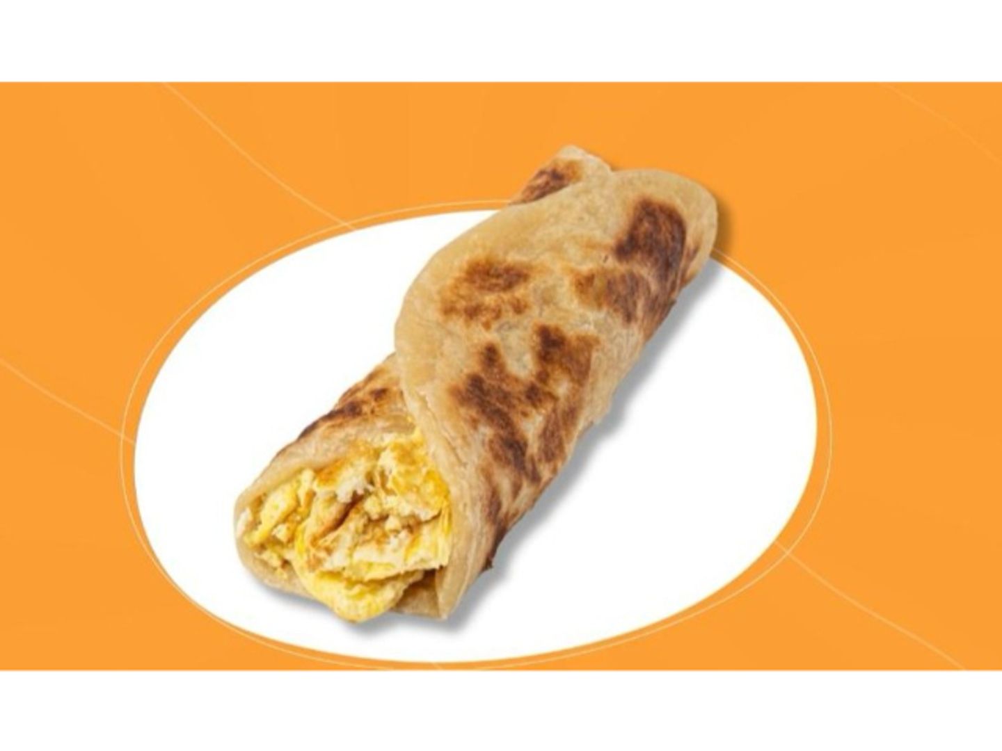 Chapati Sandwich - Eggs With Cheese