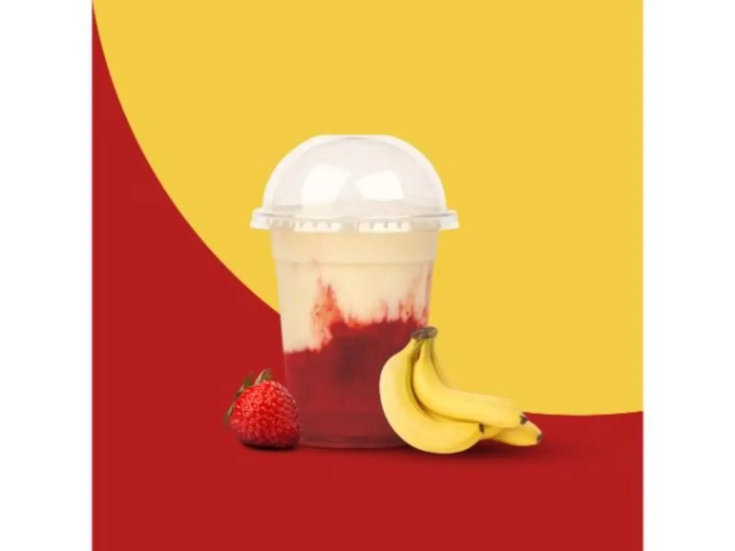 فراولة موز - وسط