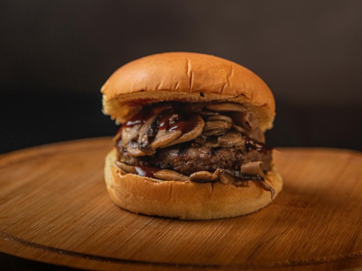 Mushroom Burger - Chicken