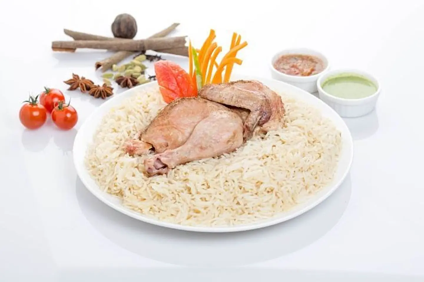 دجاج حنيذ بالقصدير - ربع دجاجة