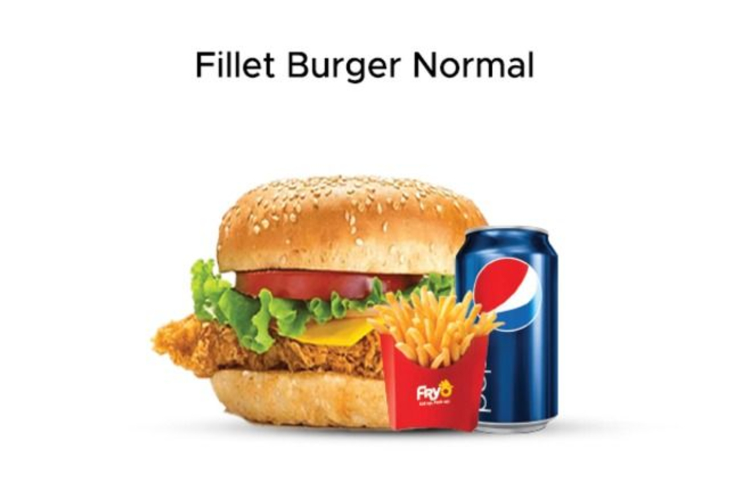 Fillet Burger Meal - Spicy