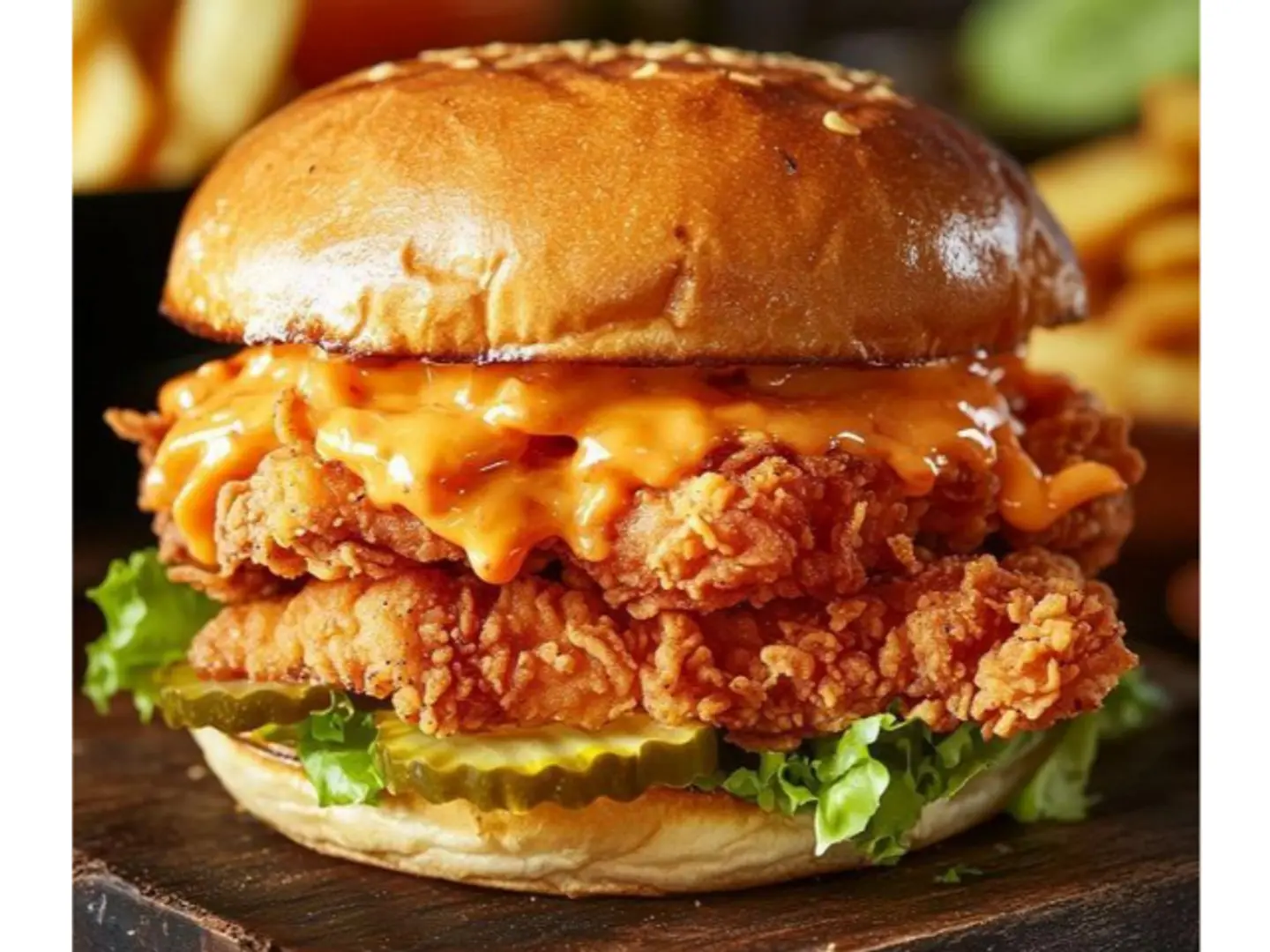 W Chicken Burger - Sandwich