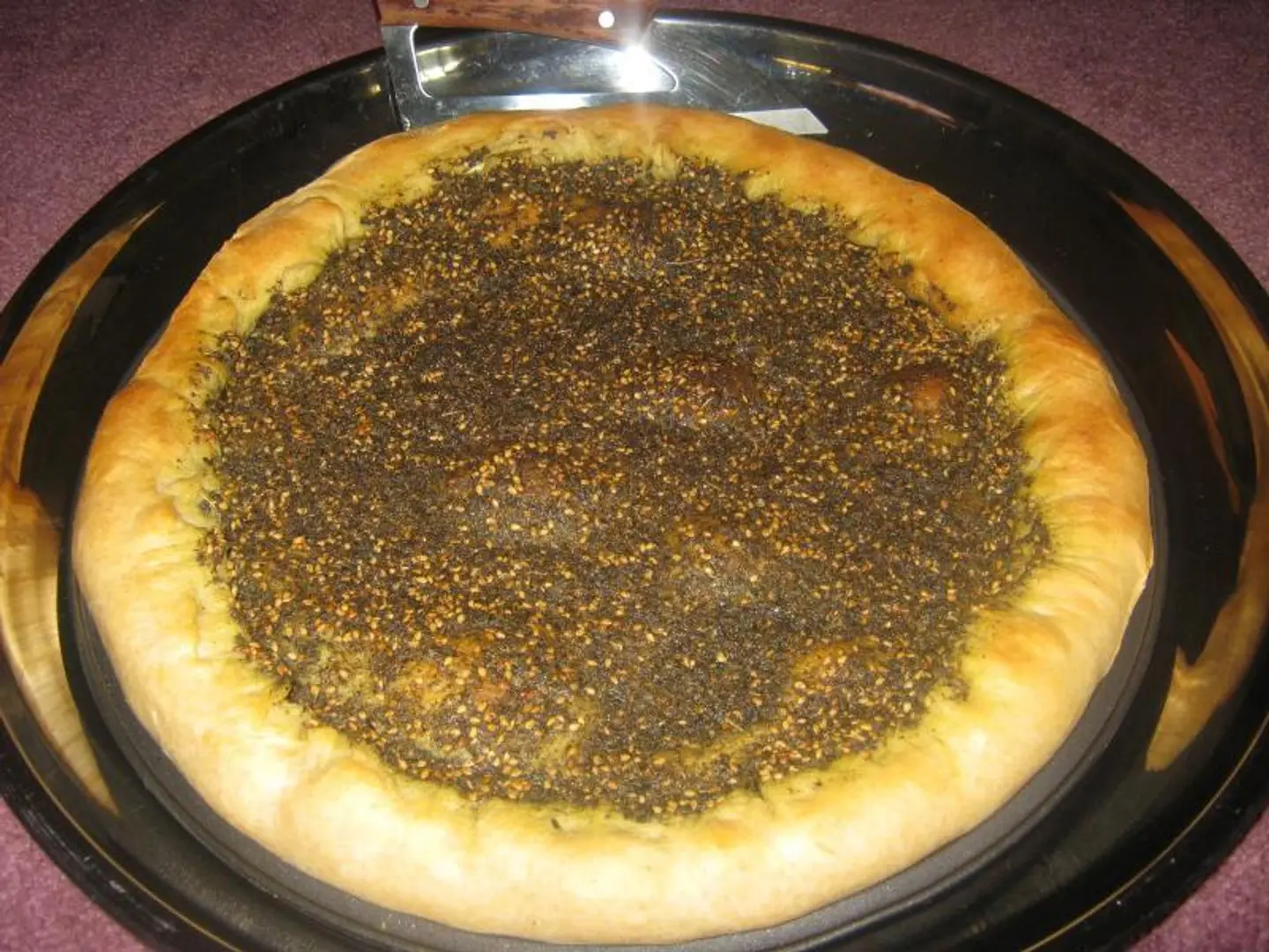 بيتزا زعتر - وسط
