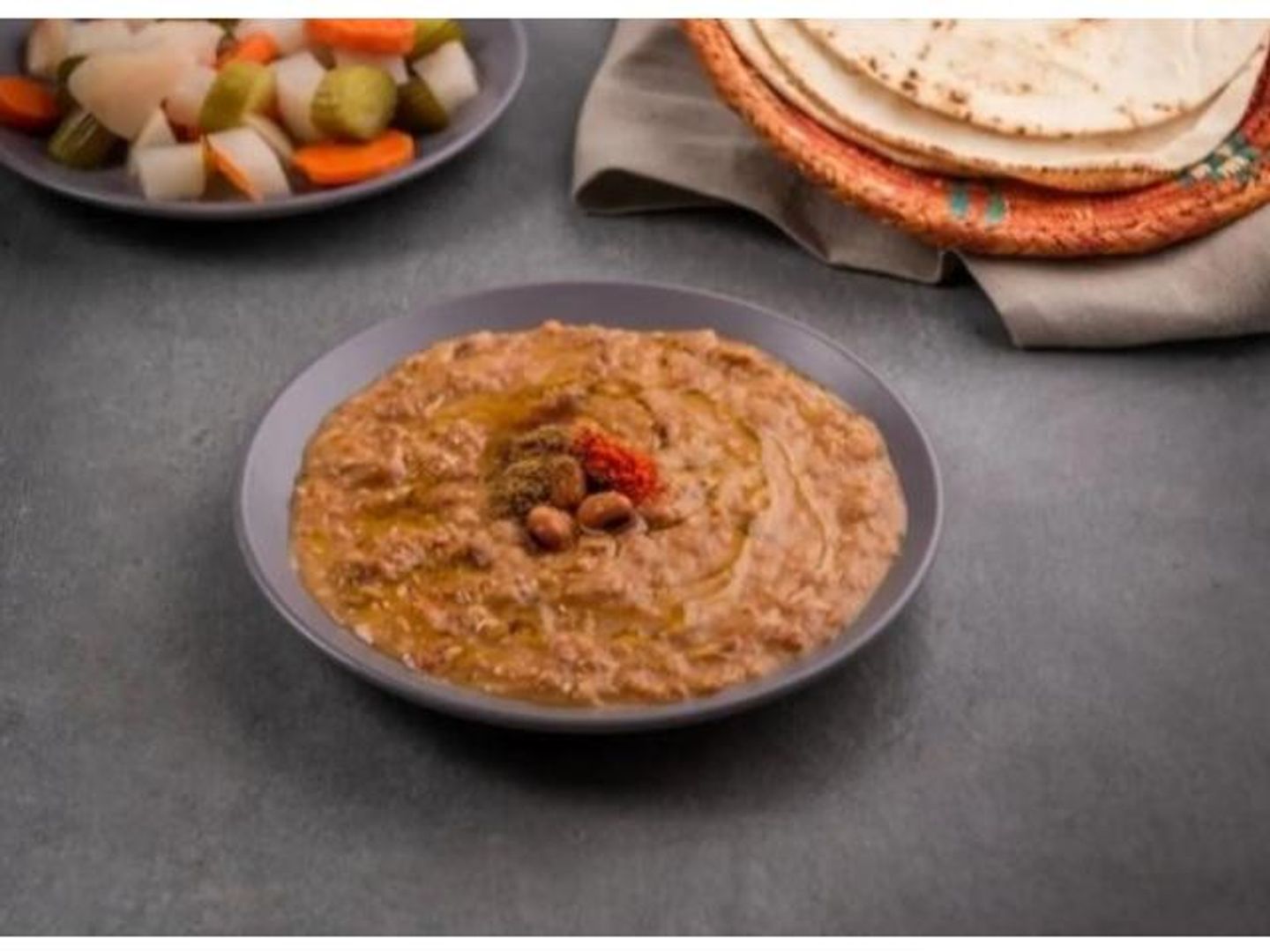Foul Plate With Olive Oil - Medium