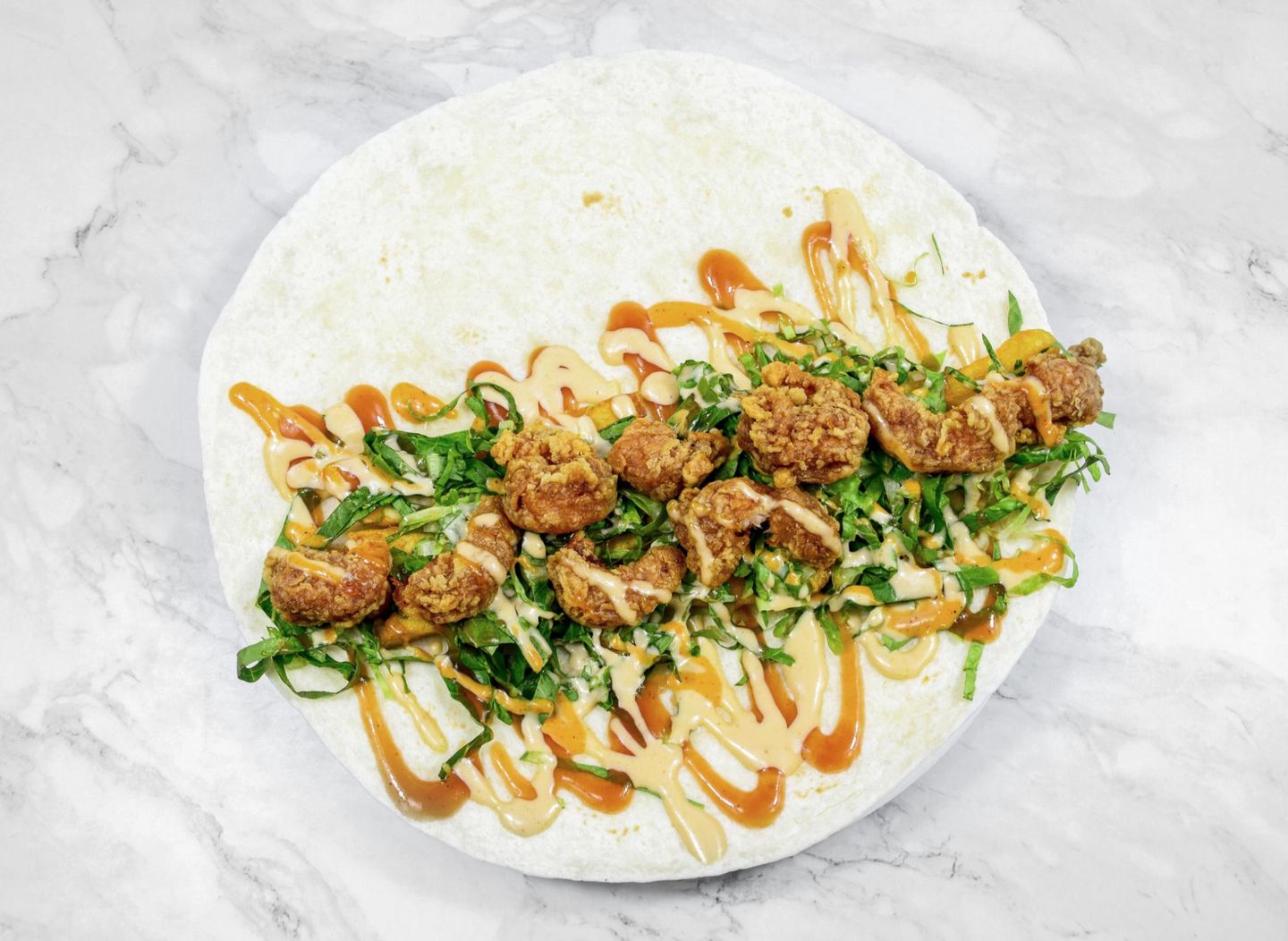 Shrimp Wrap - Small Sandwich