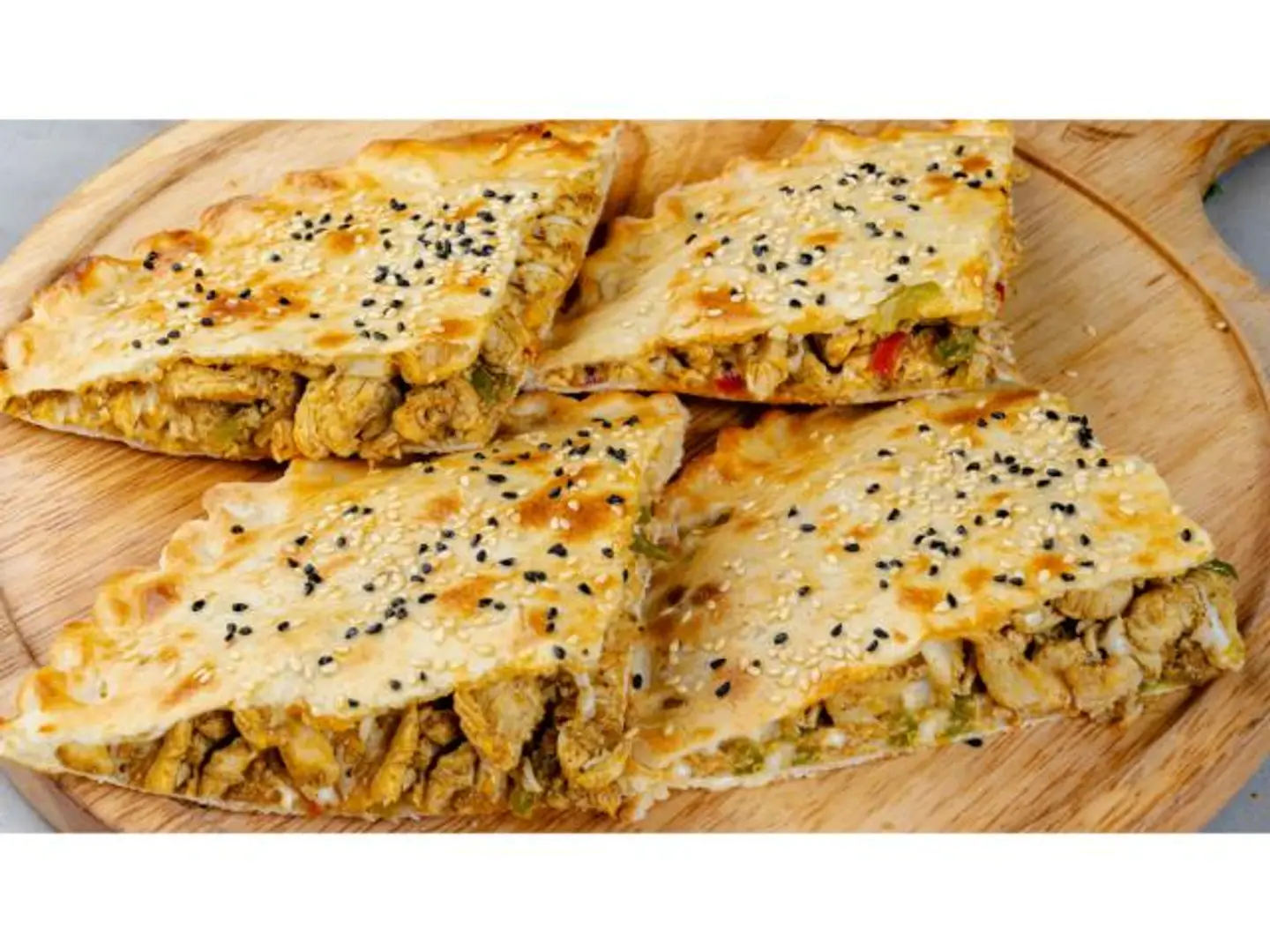 فطيرة دجاج - بدون جبن