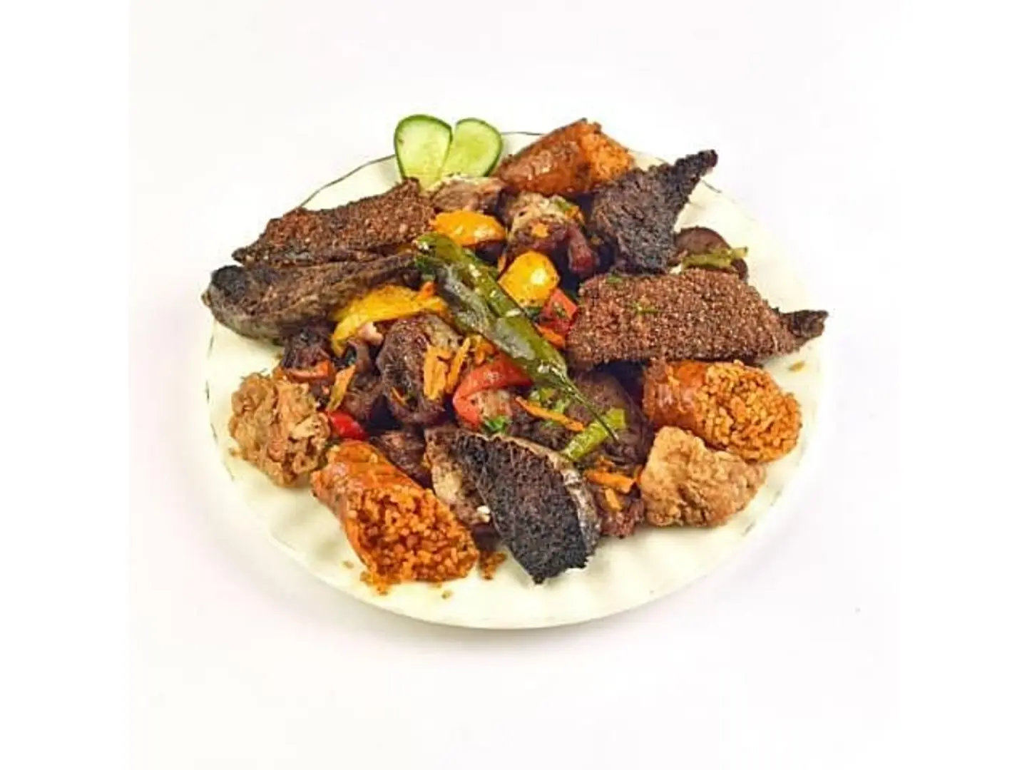 طبق سمين - وسط