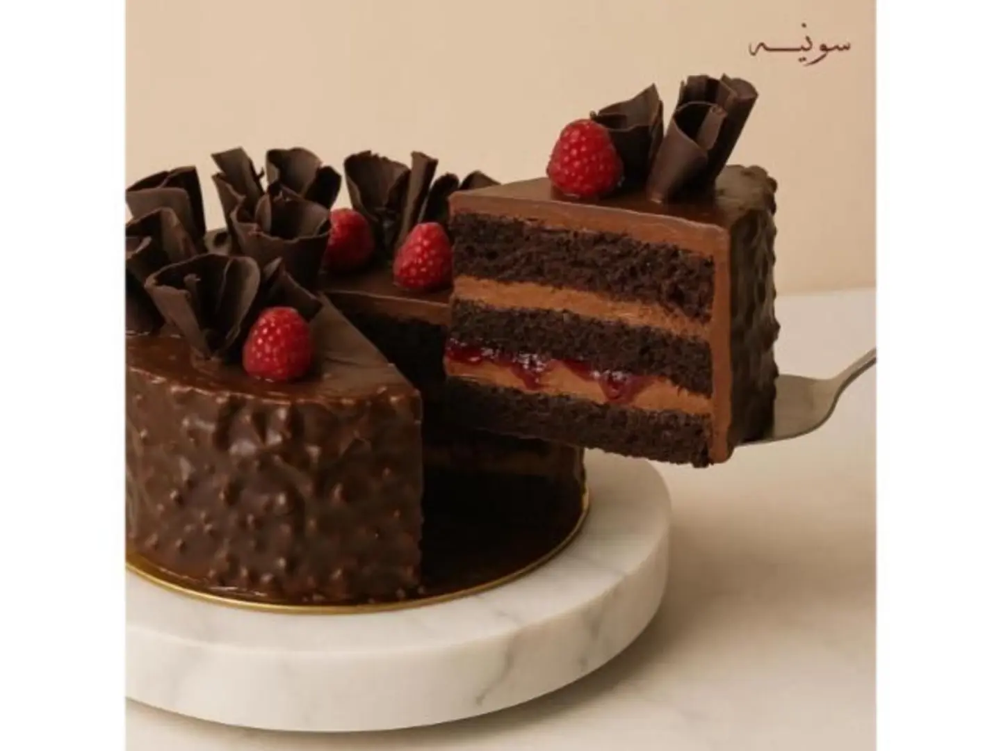 Chocolate Raspberry Cake - Medium + Printing
