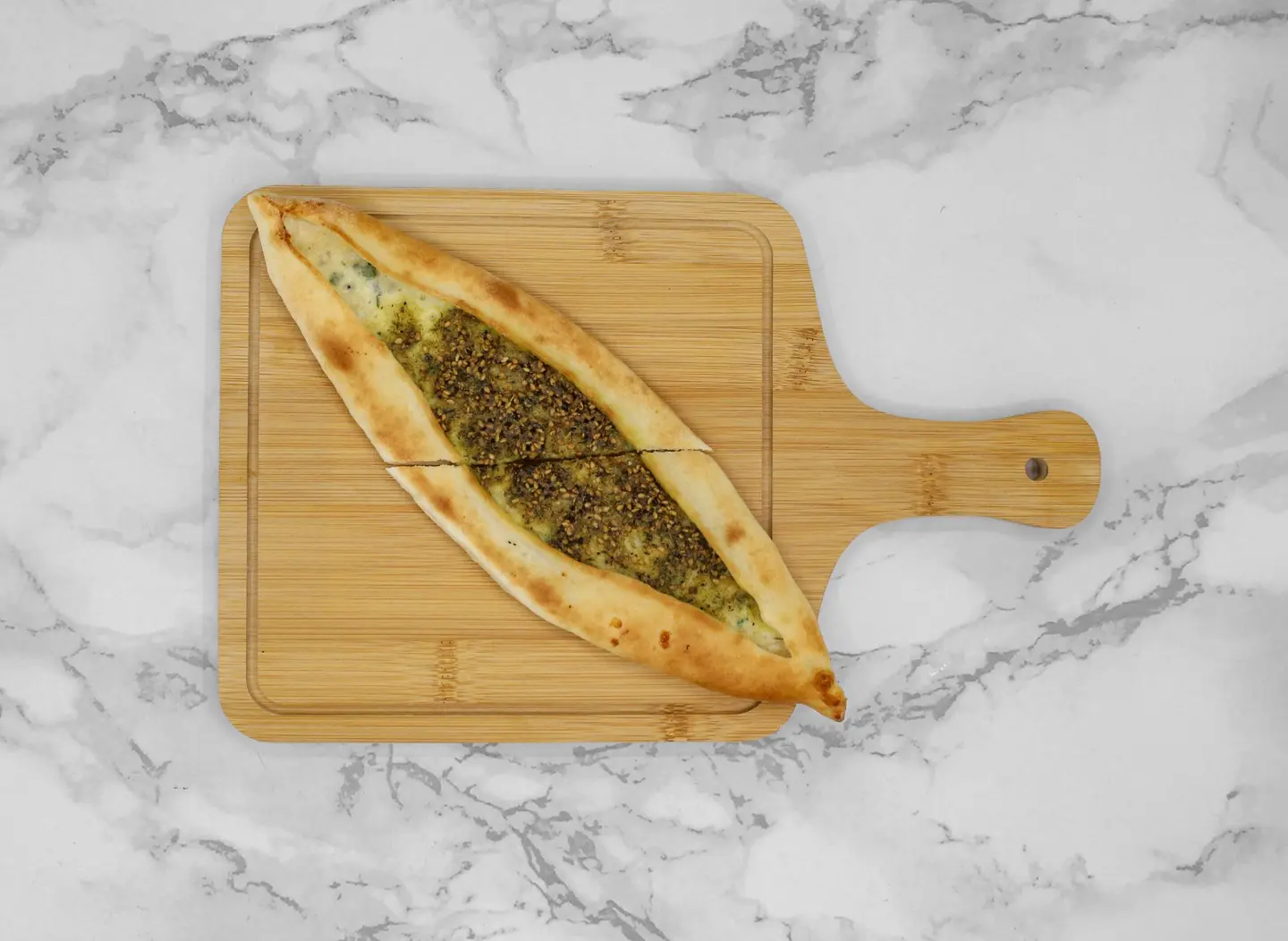جبن زعتر - وسط