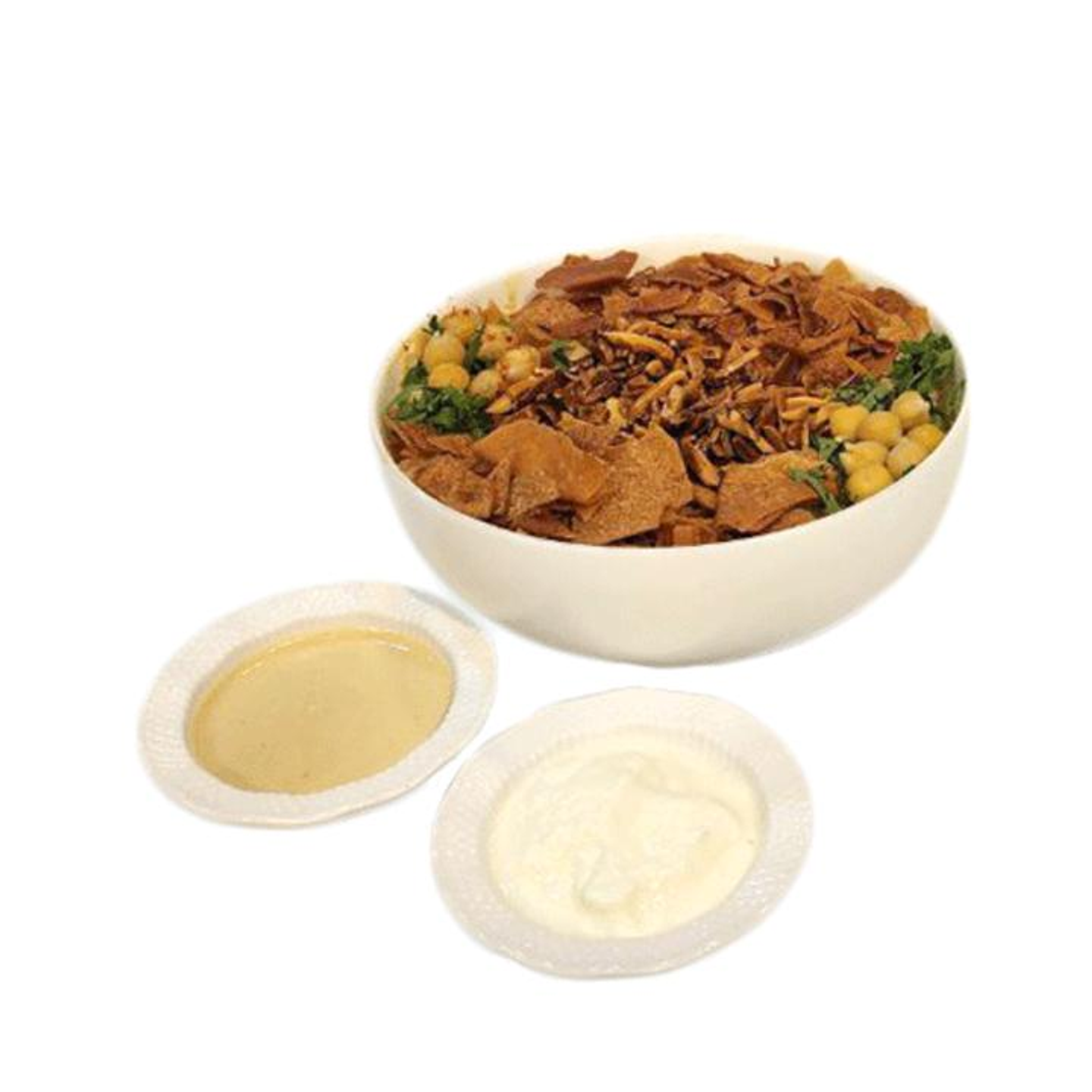 Chickpea Fatteh With Yogurt, Olive Oil, And Almonds - Small