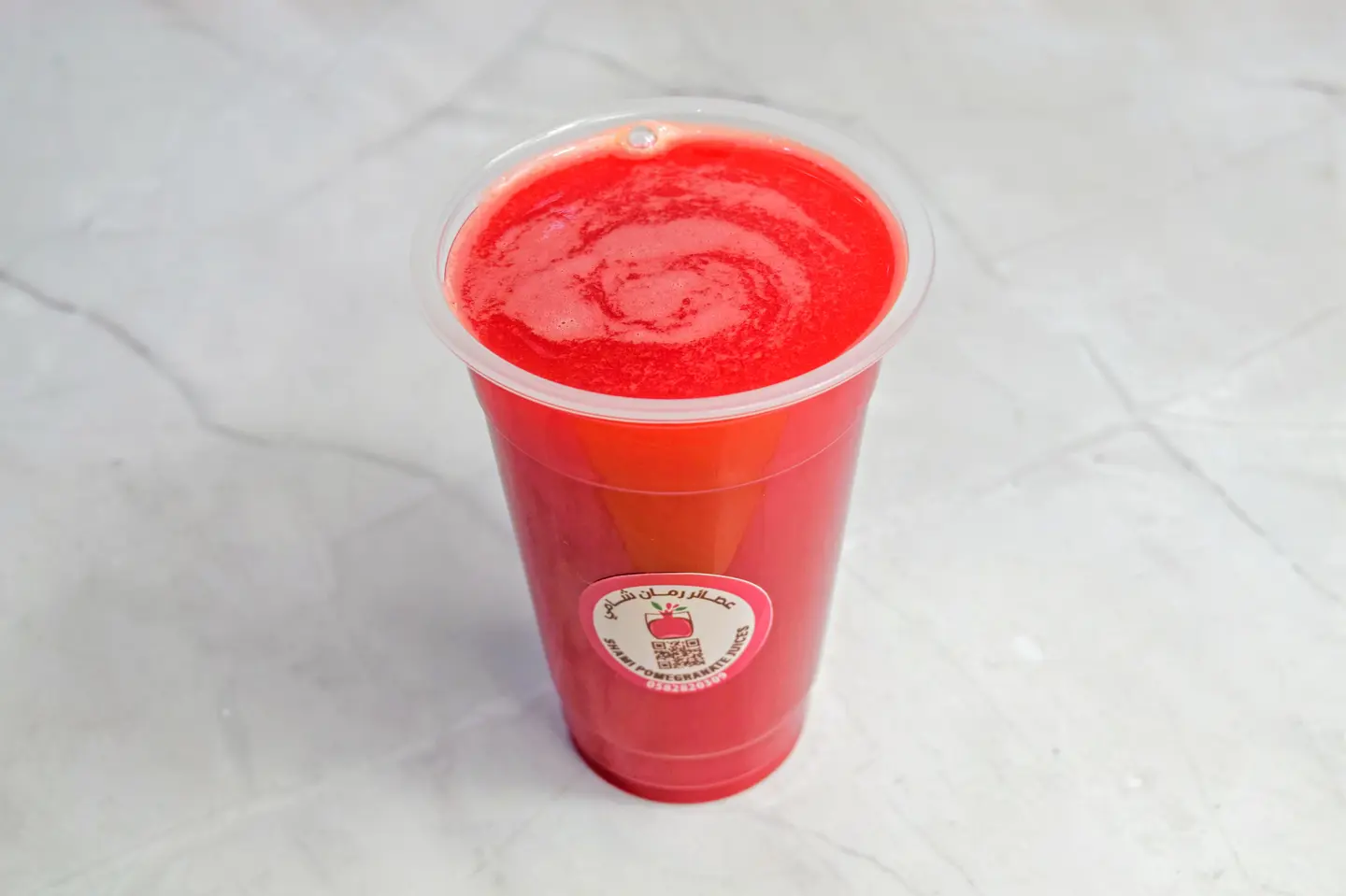 عصير رمان برتقال - وسط