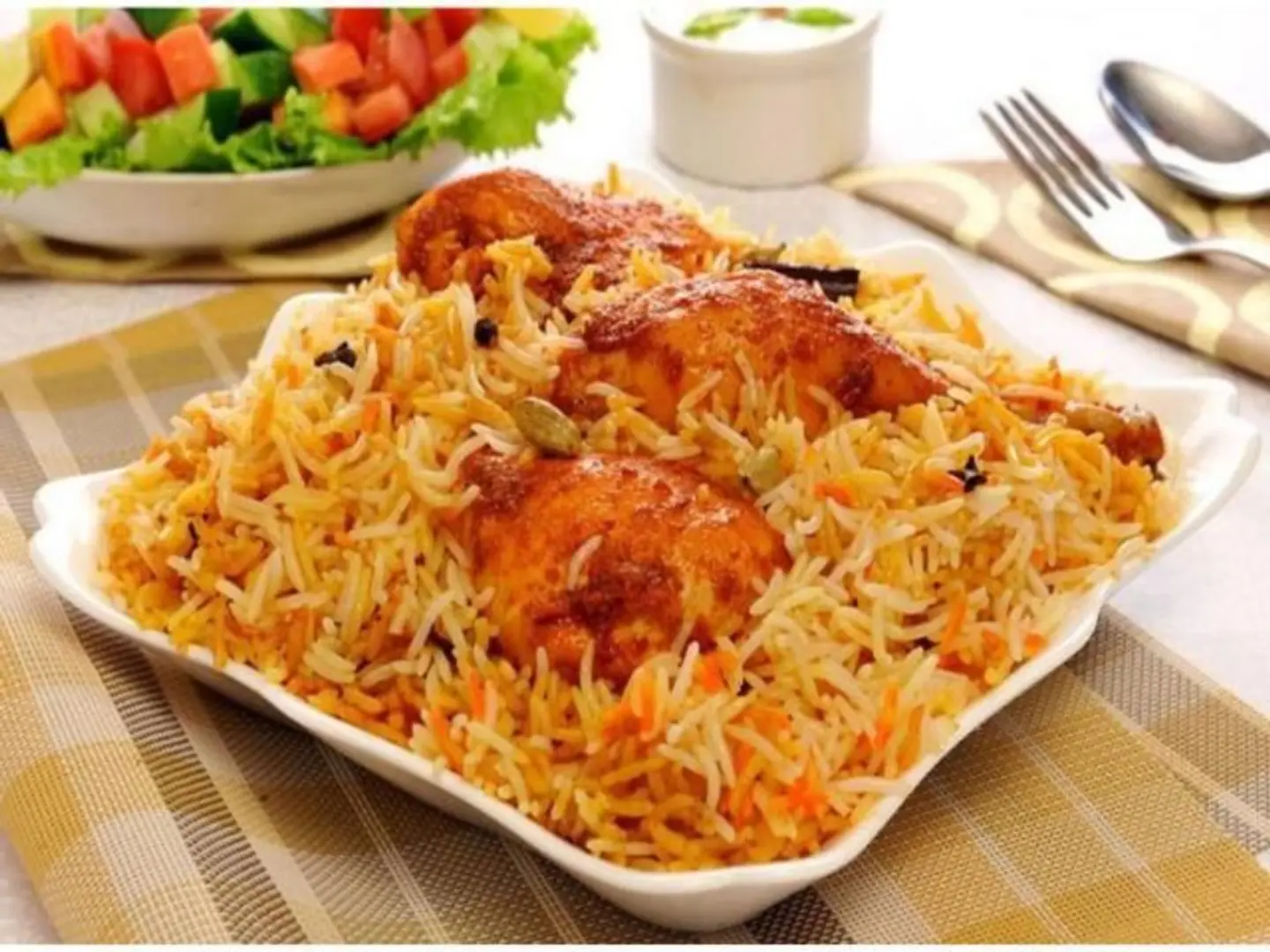 Fried With Rice - Half A Chicken