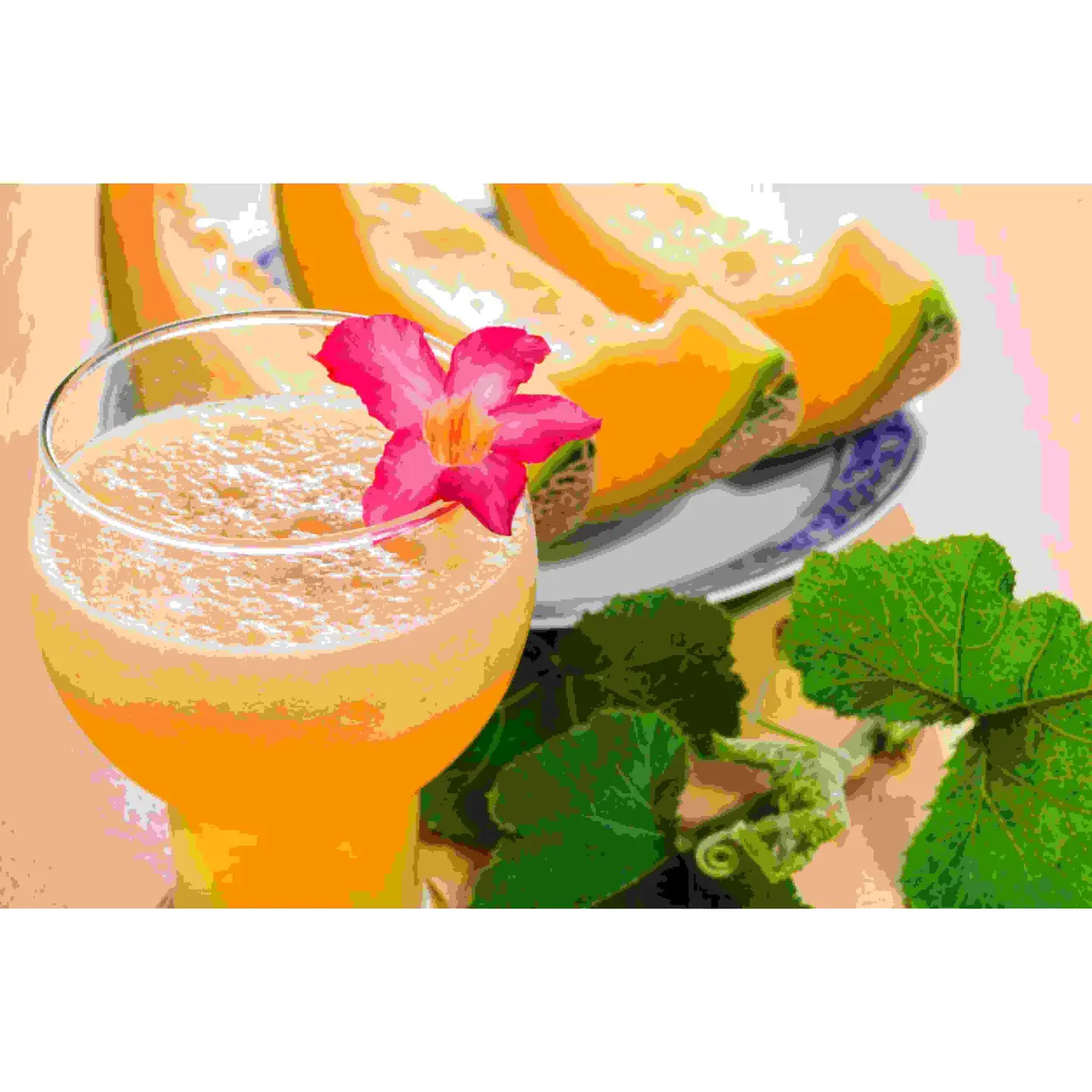 عصير شمام  - وسط