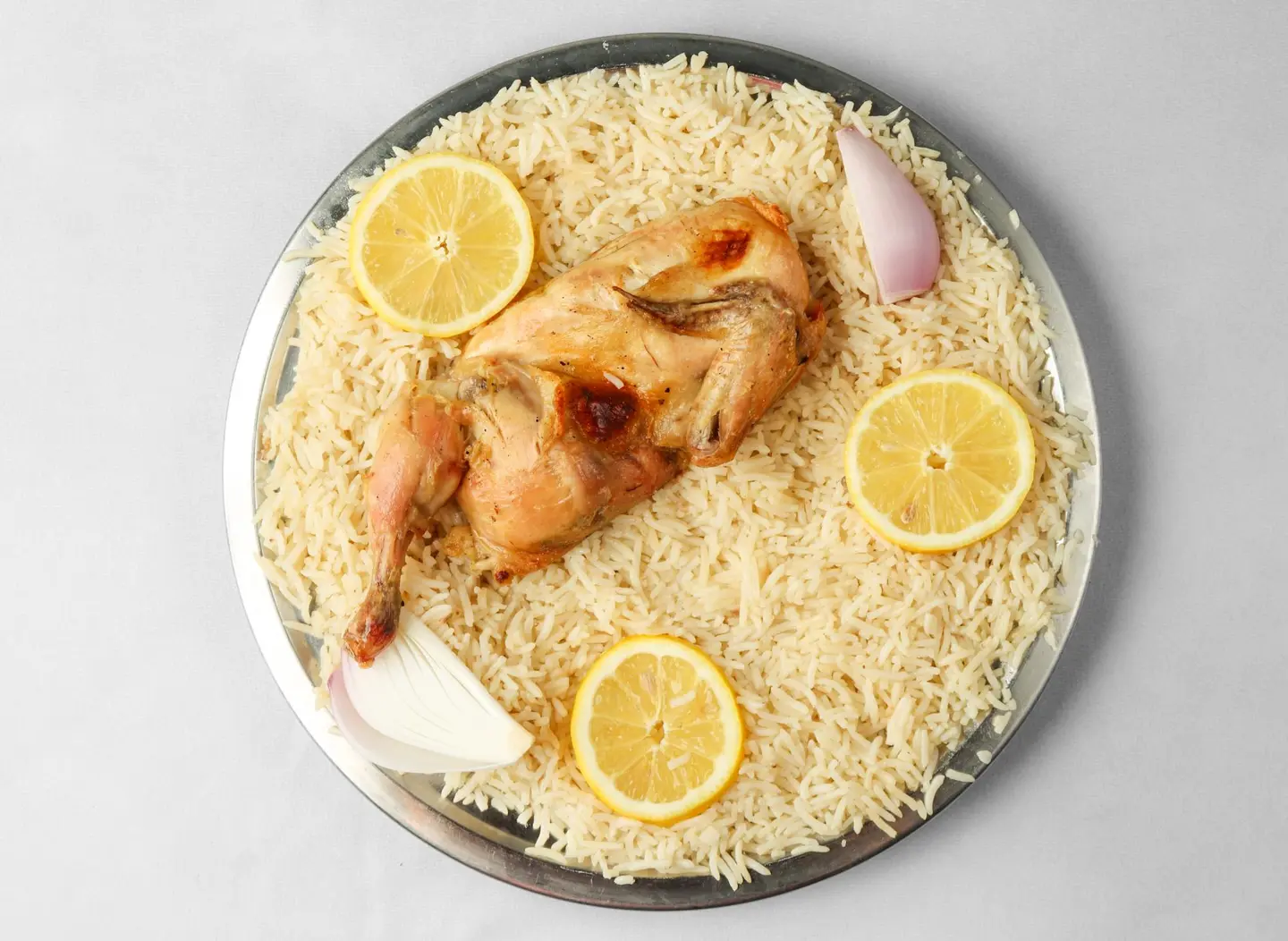 دجاج حنيد مع الرز - دجاج حنيد مع الرز-نص
