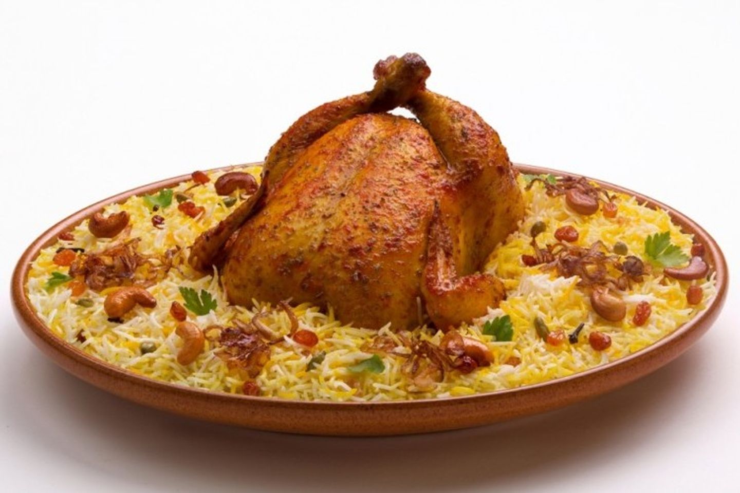 Fried Chicken With Rice - Half