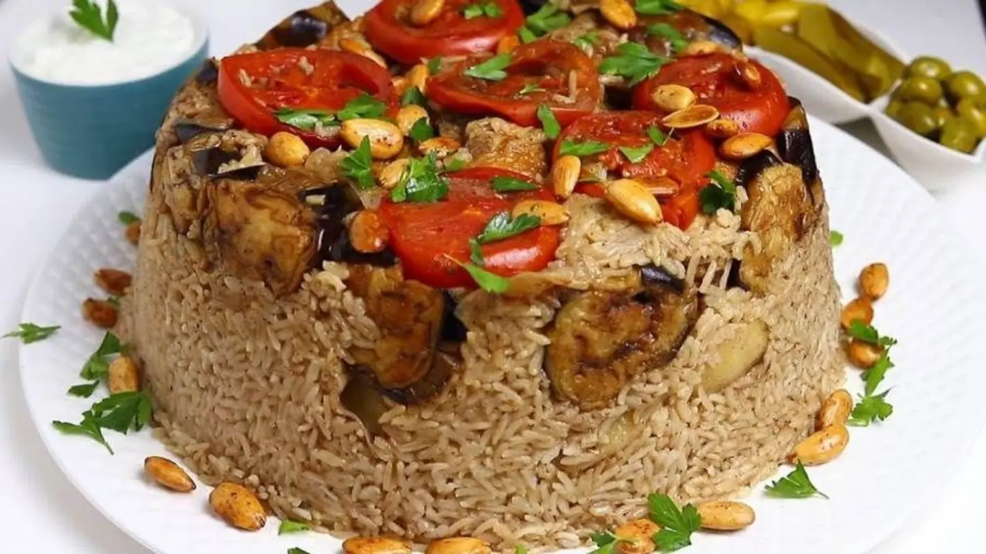 دجاج مقلوبة - ربع دجاجه