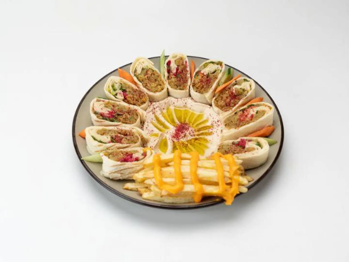 Falafel Plate With Arabic Bread - Small