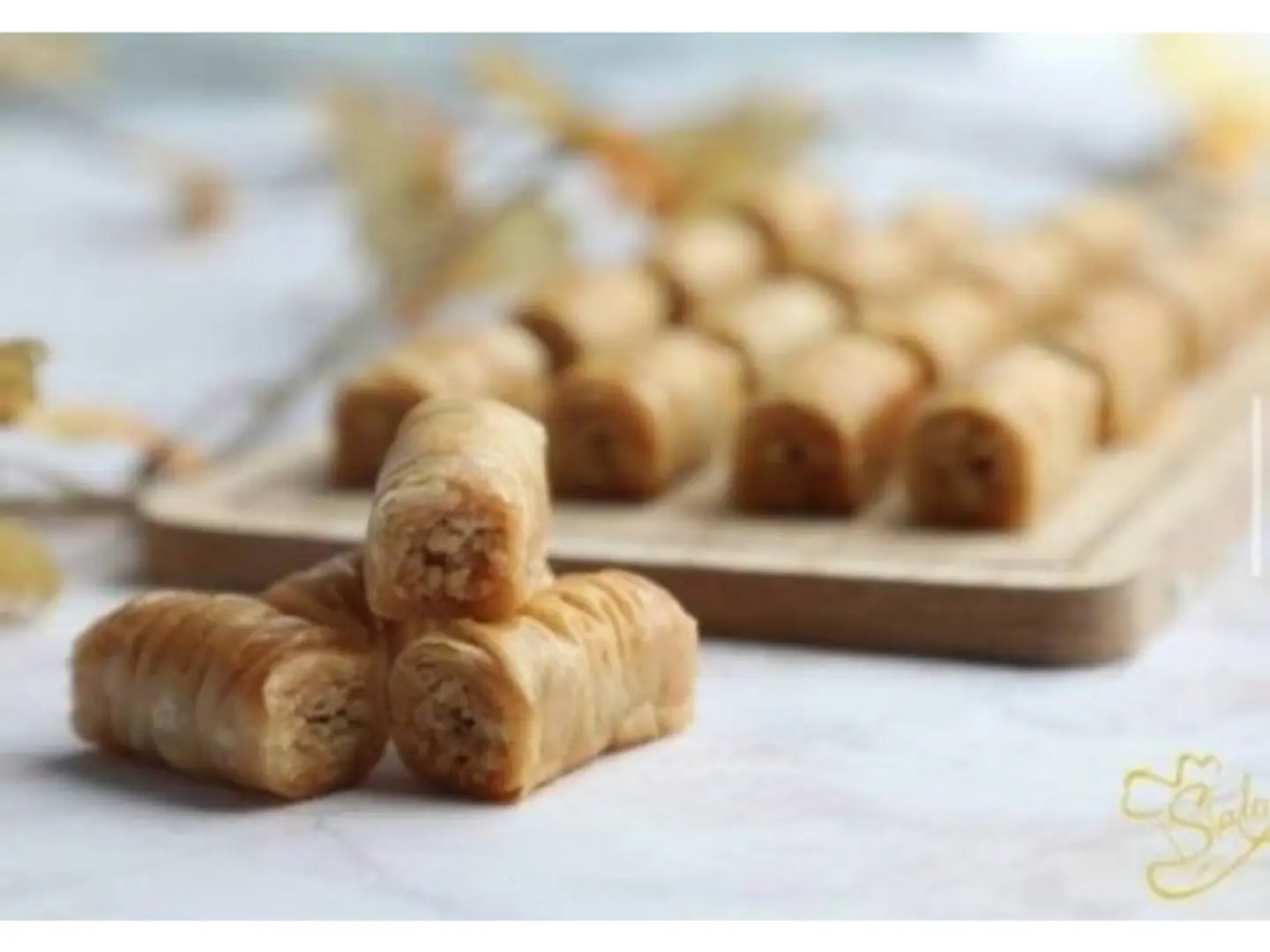 أصابع بقلاوة بالفستق الطازج - 500 جم