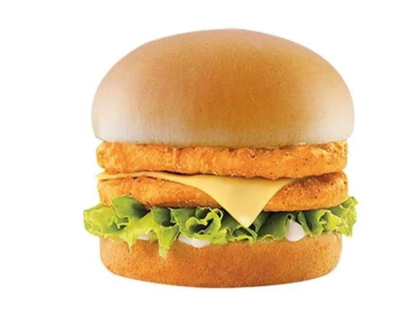 Double Chicken Burger With Cheese - Sandwich