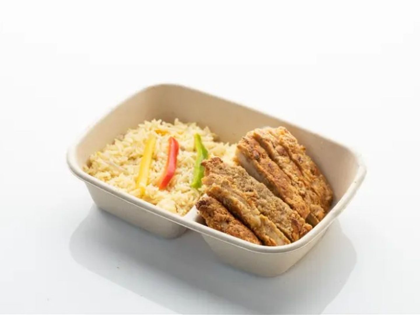 Crispy Chicken 150 G - White Rice 150 Gm