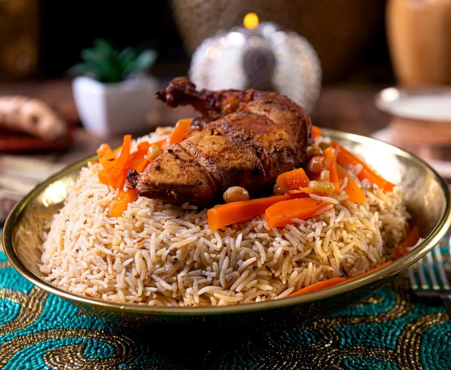 Kabuli Pulao Chicken - Quarter Of A Chicken