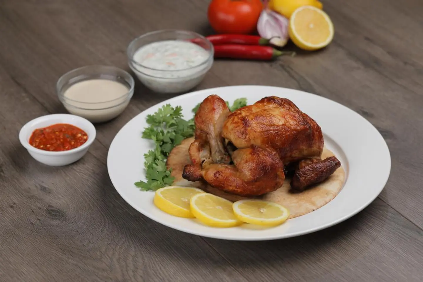 Grill Chicken Without Rice - A Quarter Of A Chicken