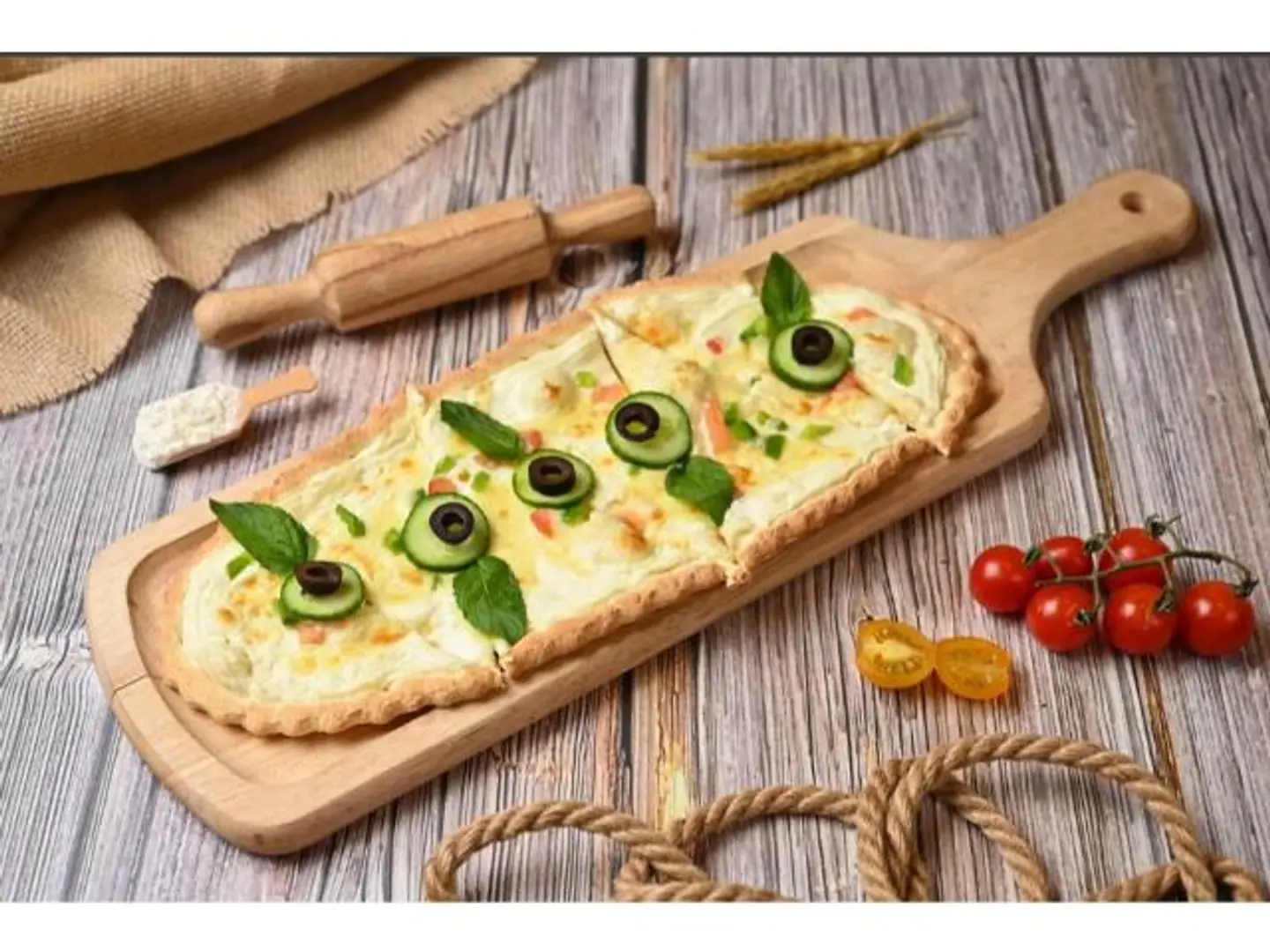 Labneh With Vegetables - Composite