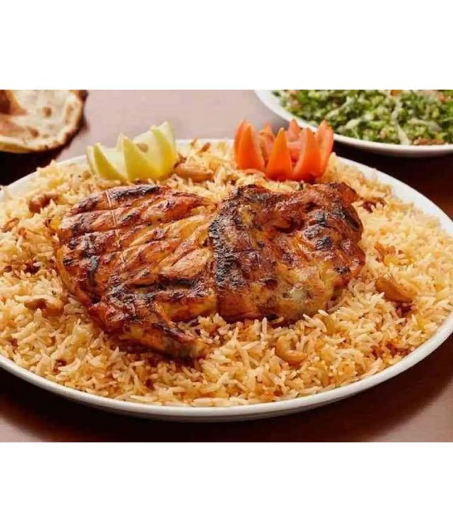 Madbi Chicken With Rice - Half A Chicken