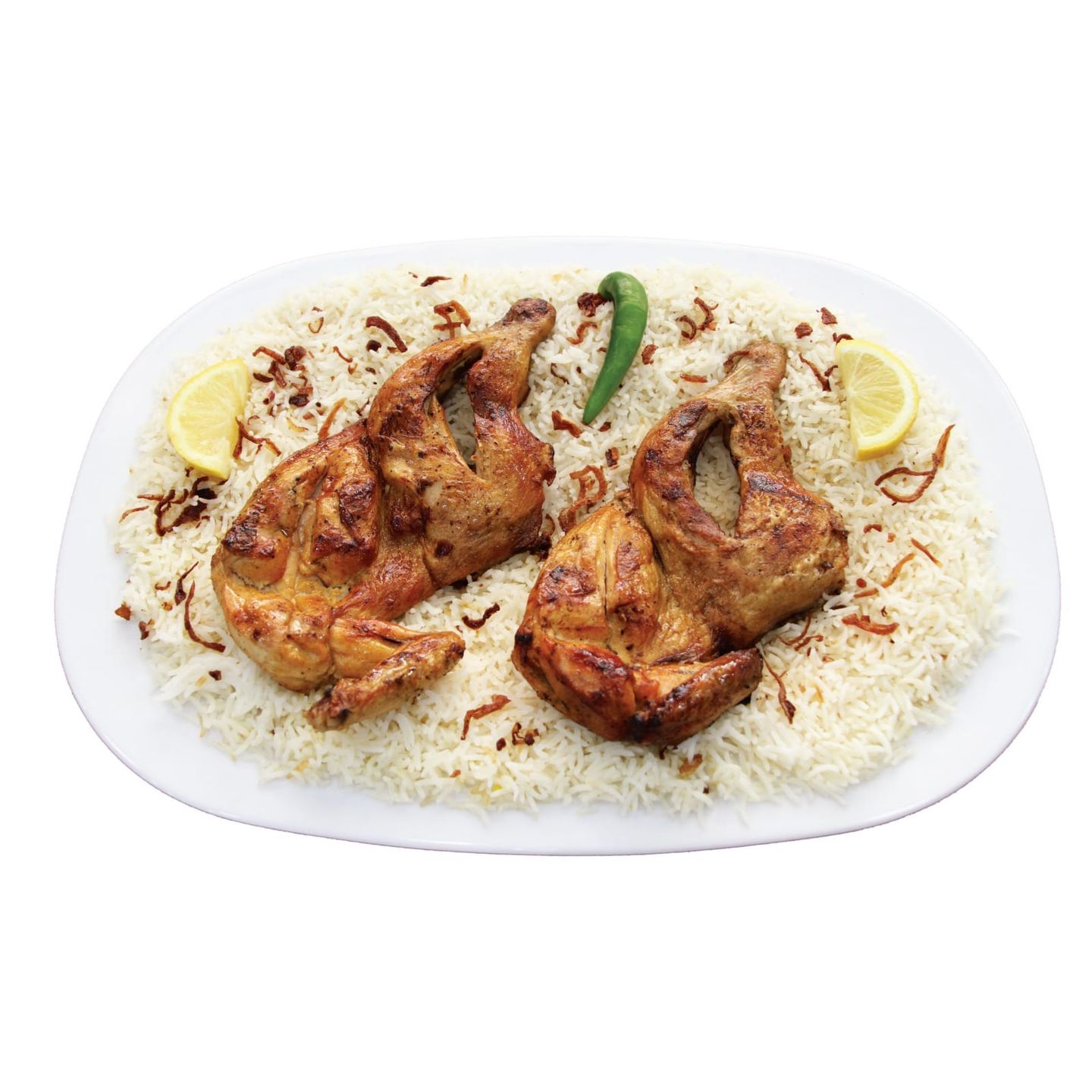 دجاج مظبي مع الأرز - نص حبة دجاج