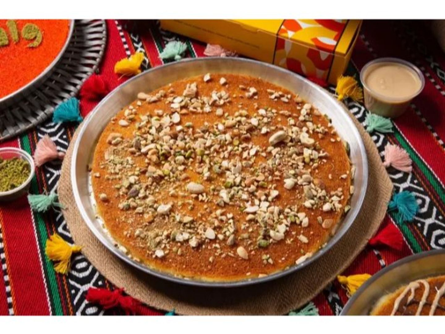 كنافة ست الكل بالقشطة - وسط