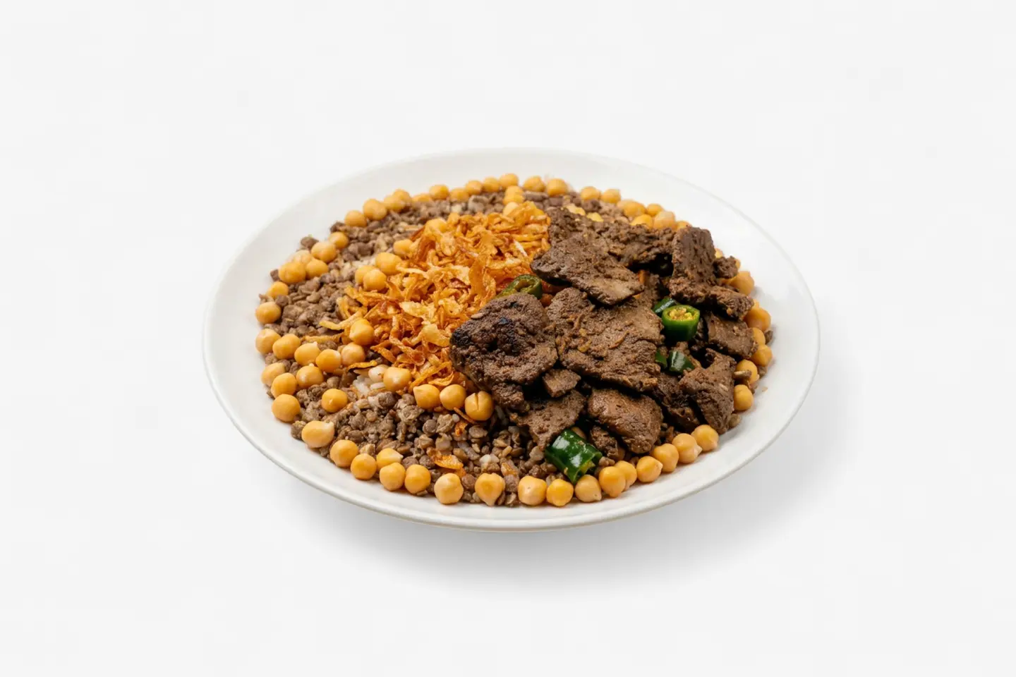 كشري بالكبدة - صغير