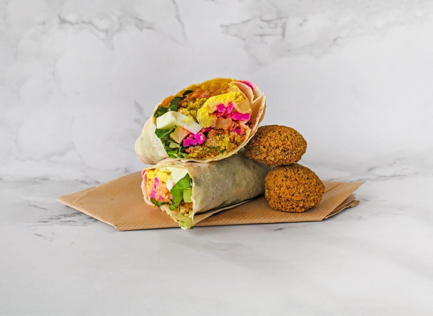 Falafel With Bread - Without Cheese