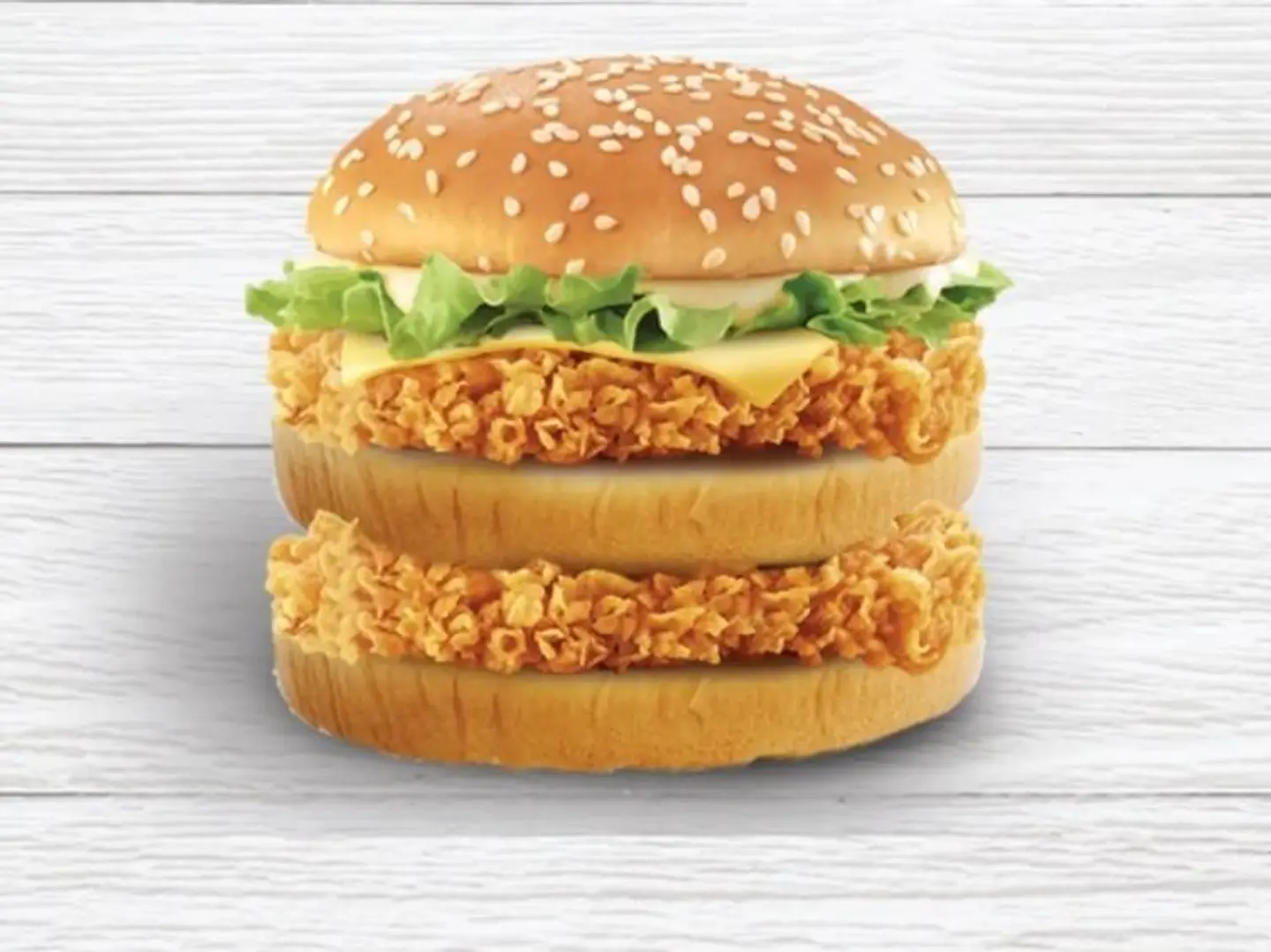 برجر زنجر دبل - ساندوتش