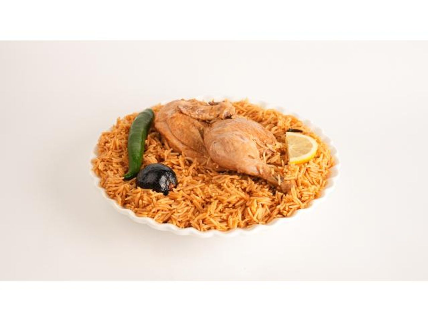 دجاج مضغوط - نصف