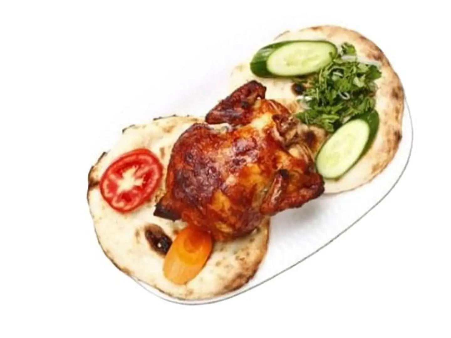 دجاج شواية سادة - نص حبة دجاج