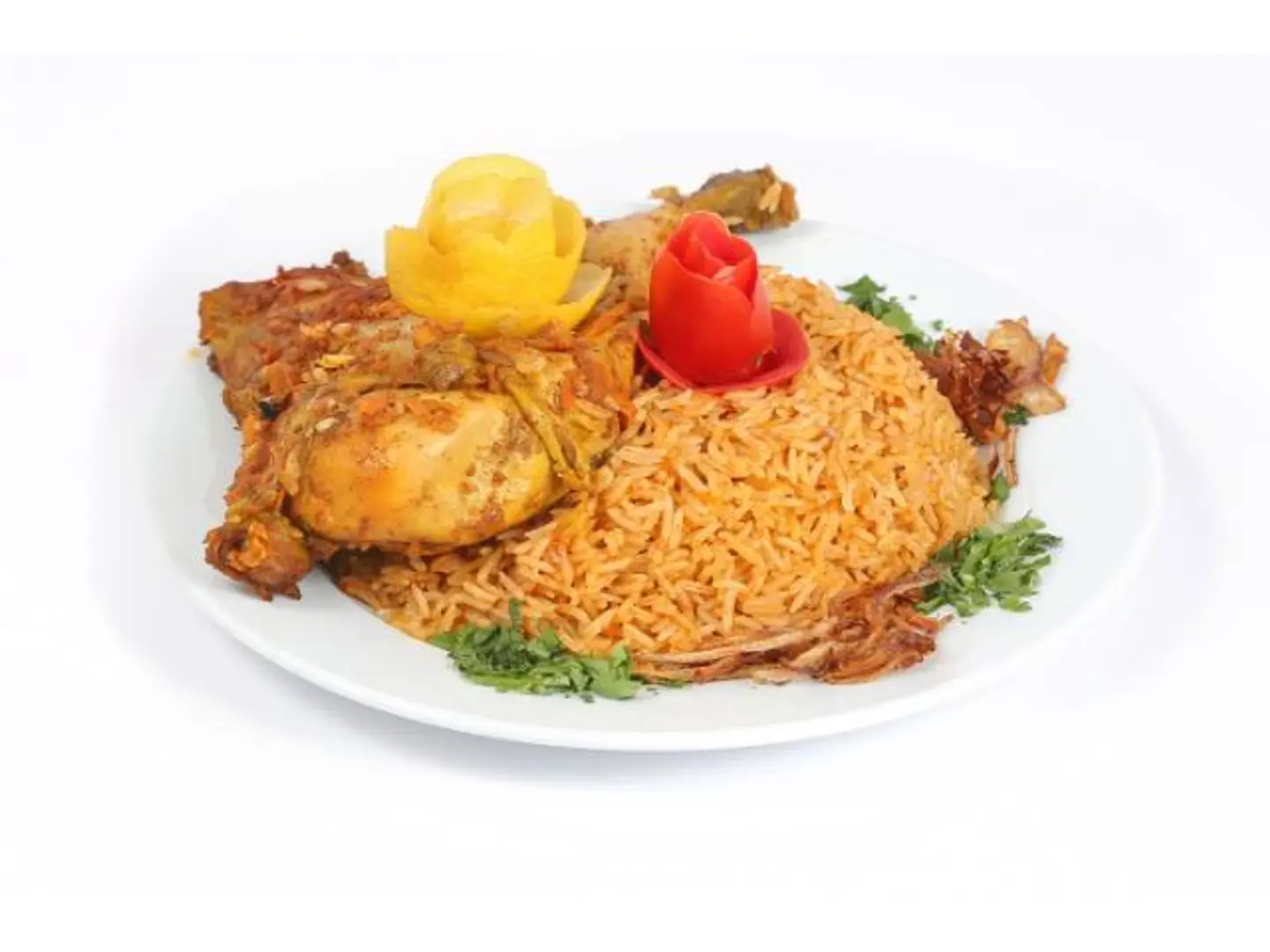 دجاج كبسة حساوي - نص حبة دجاج