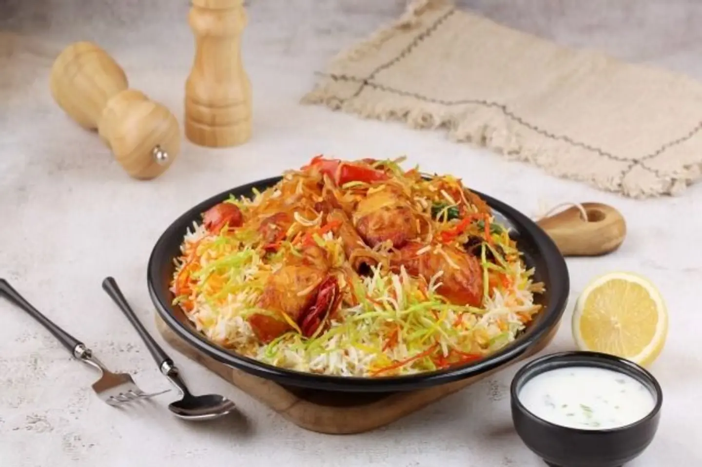 بريانى فيلية سمك. - بريانى فيلية سمك كبير