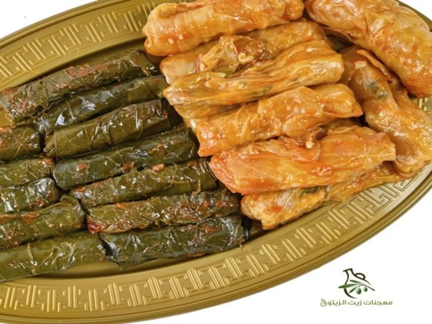 Mixed Grape Leaves And Cabbage Rolls - Medium 25 Pieces