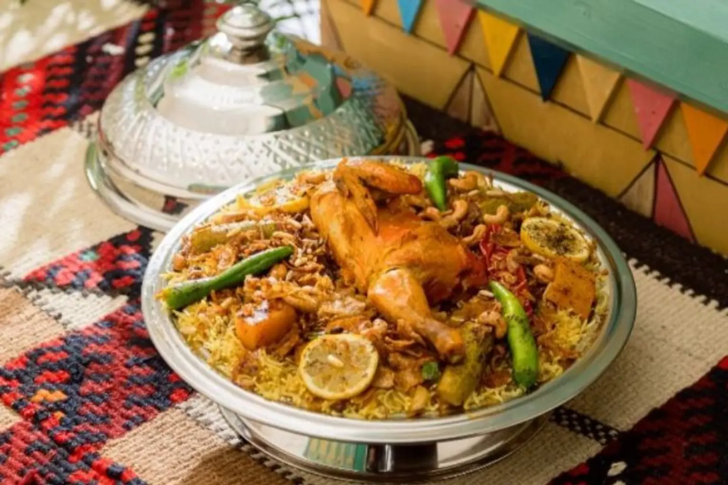 دجاج مندي - نصف حبة