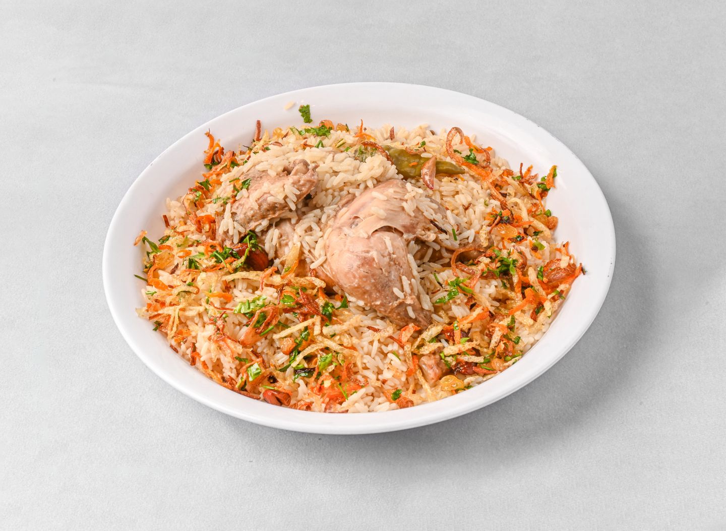 مضغوط دجاج مع الأرز - نص حبة دجاج
