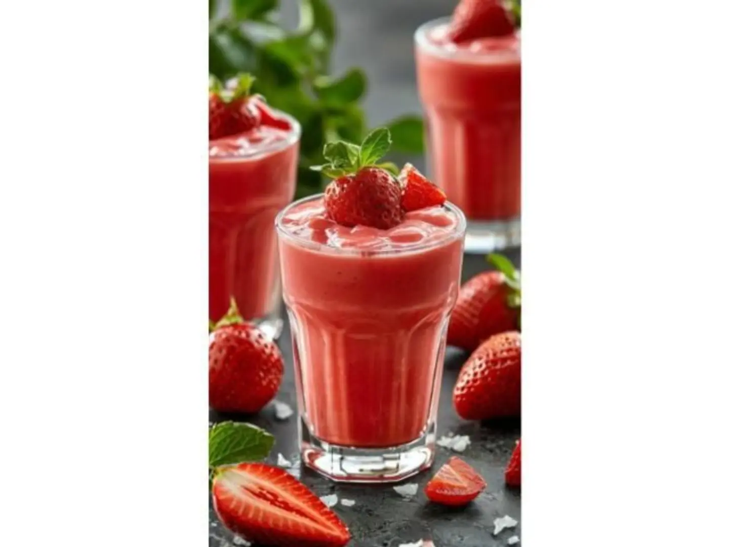 Strawberry And Mint Smoothie - Medium