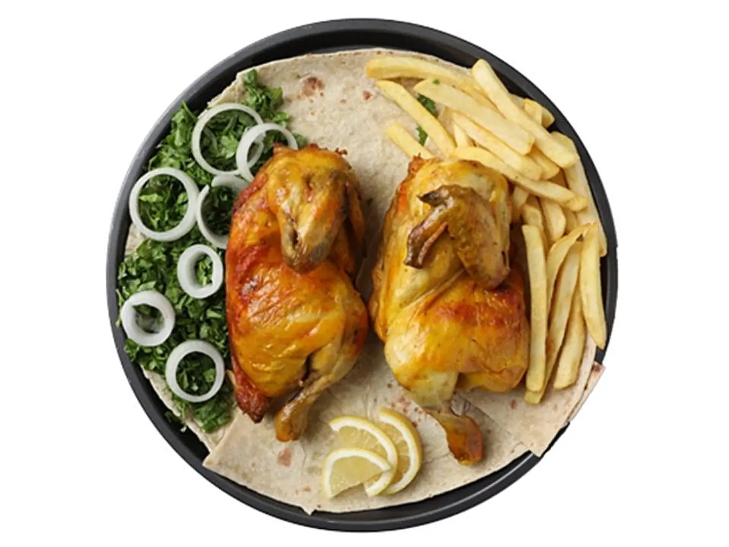دجاج مندي سادة - نص حبة دجاج