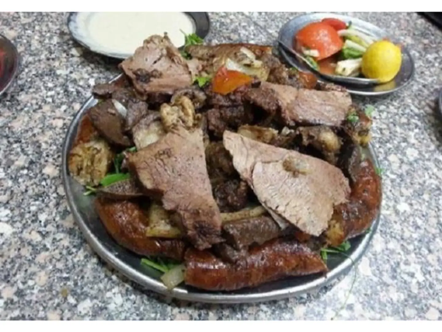 لحمة راس و سجق - 250 جرام